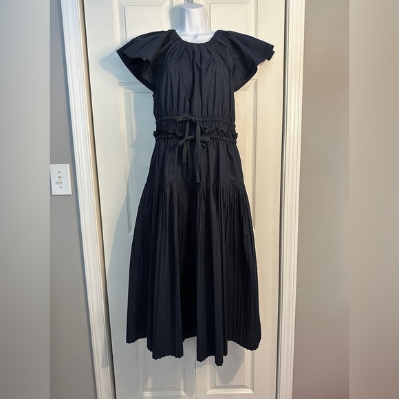 Ulla Johnson Delmara Dress In midnight (deep navy) size 6 pockets - Picture 6 of 16